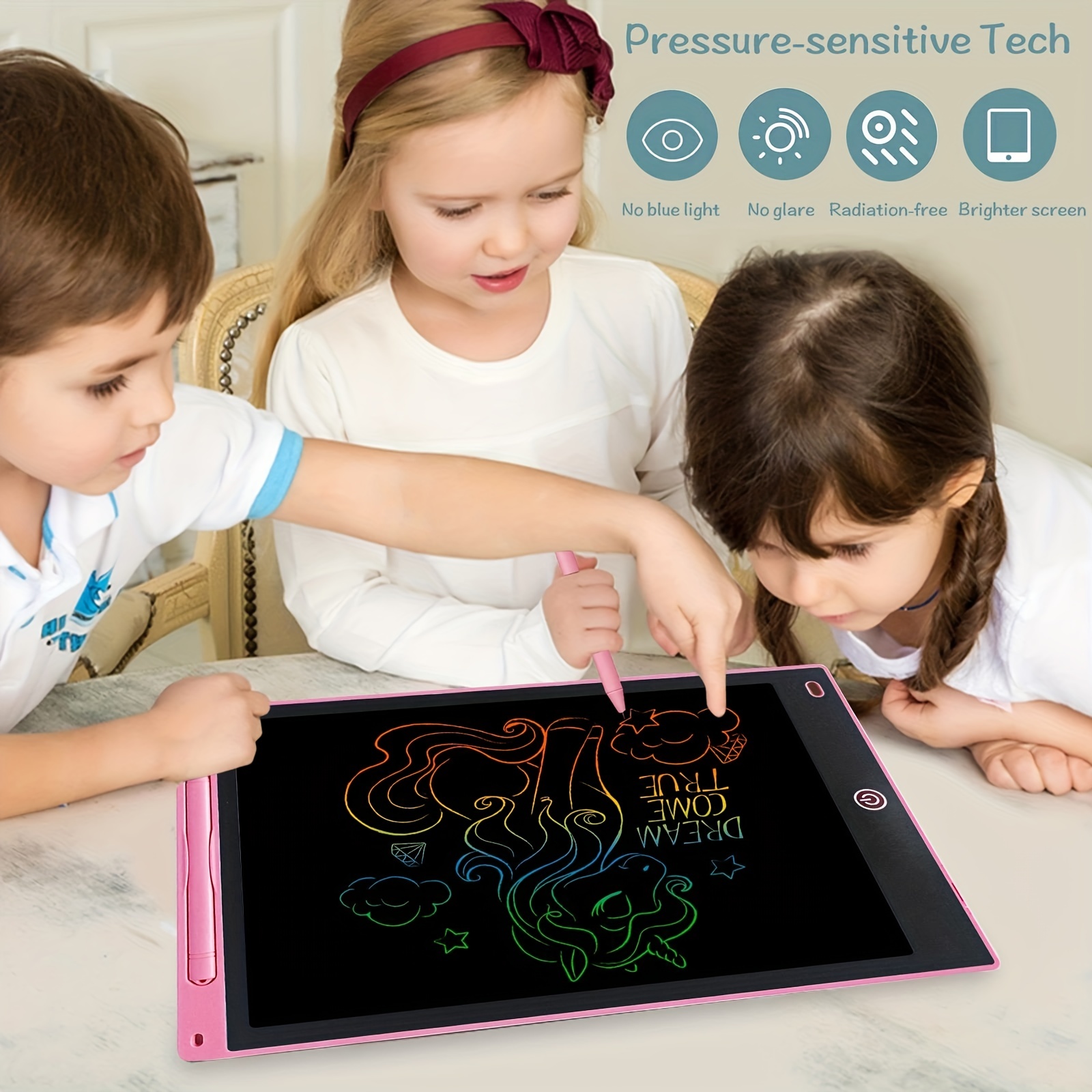 Buxibo - Tablette électronique d'écriture et de dessin Kids 12