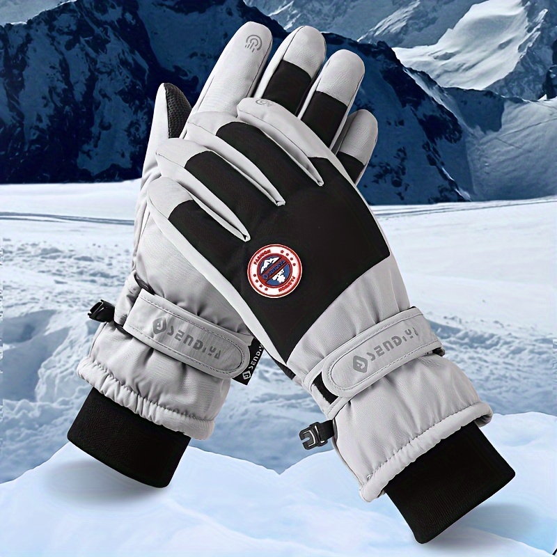 Guantes Esquí Invierno Mujer Guantes Impermeables Snowboard - Temu