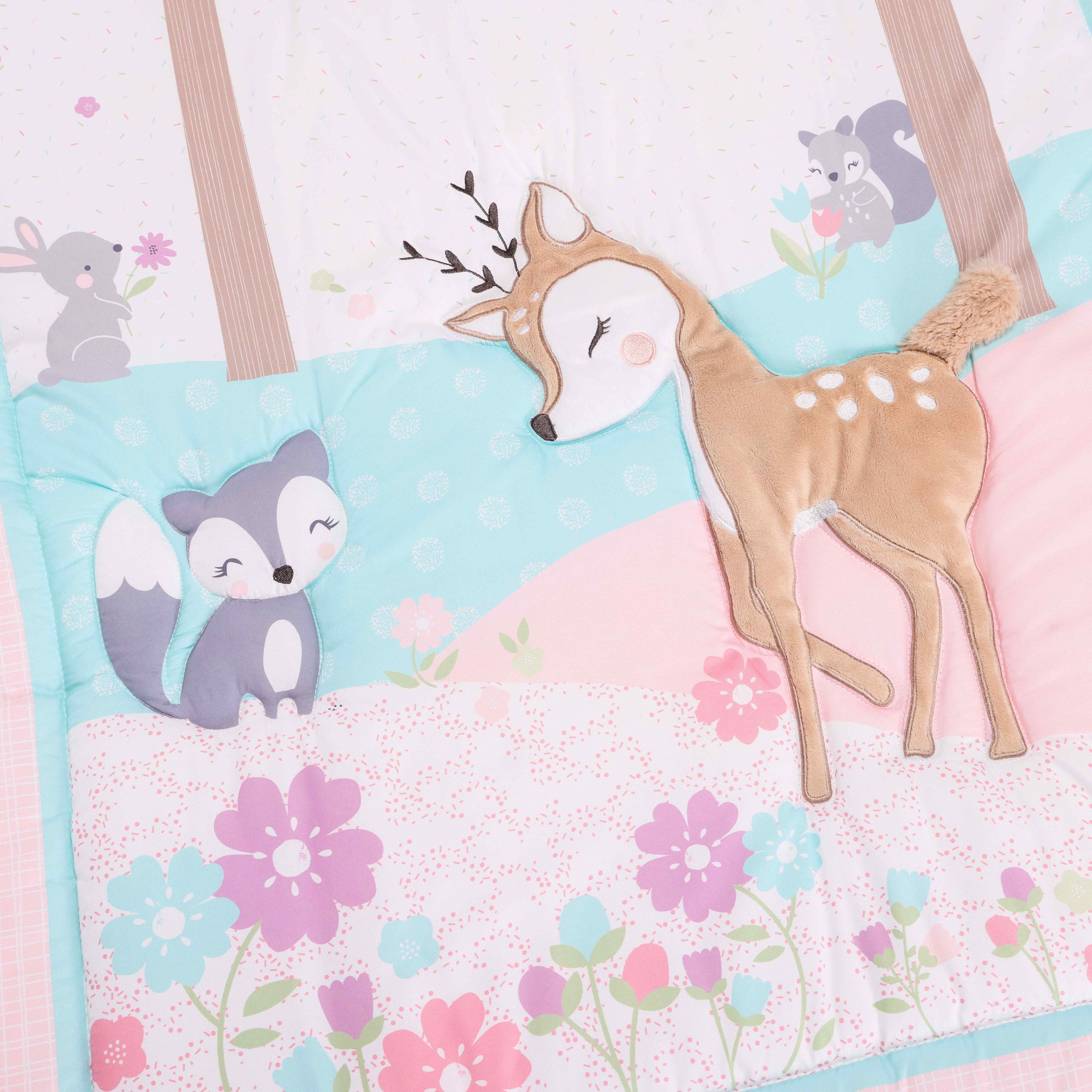 Baby girl deer shop bedding set