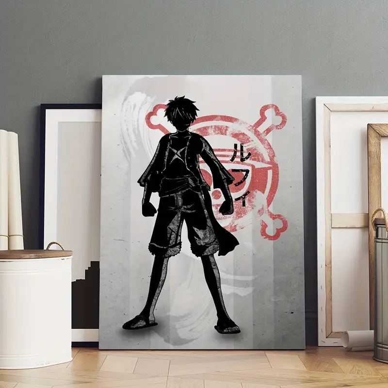 Frame Wall Art Deco Anime Roles Canvas Painting Classic - Temu