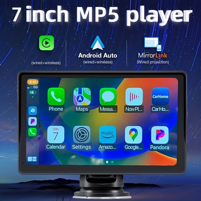 Écran Srereo de voiture à écran tactile sans fil portable de 10,26 pouces  pour Carplay et pour Android Auto, avec DashCam 2,5K, caméra arrière de  support, MirrorLink/BT, Airplay - Temu Belgium