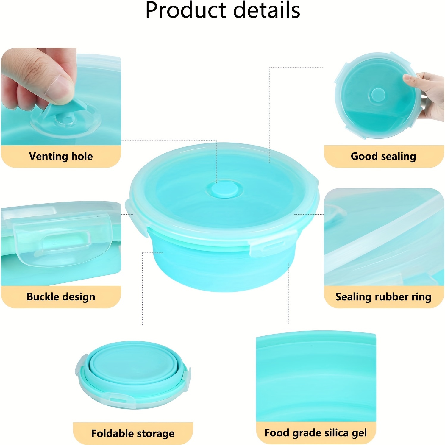 Leakproof Silicone Insulated Lunch Box For Office Workers - Temu