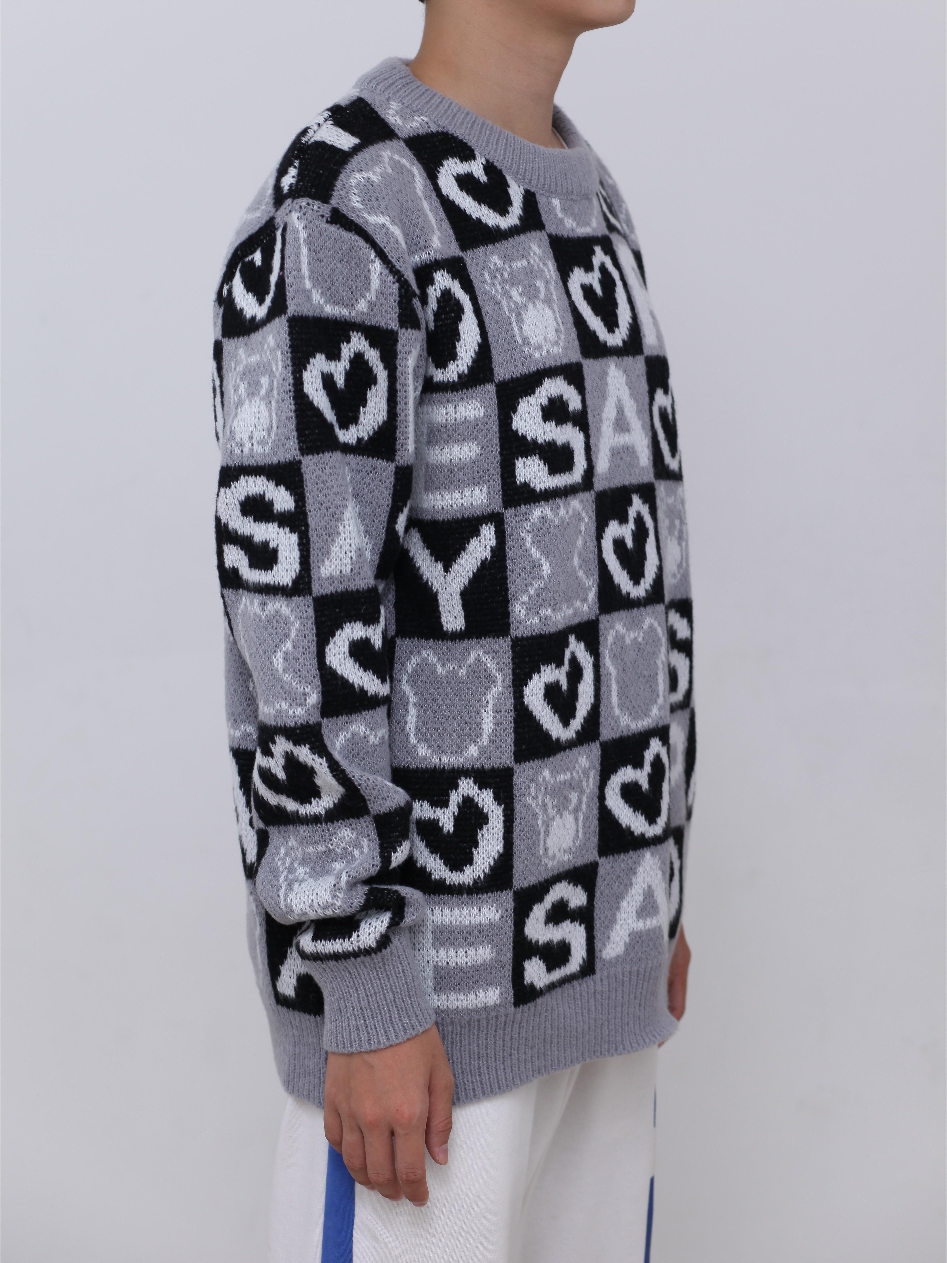 Louis Vuitton Black Crewneck Sweaters for Men