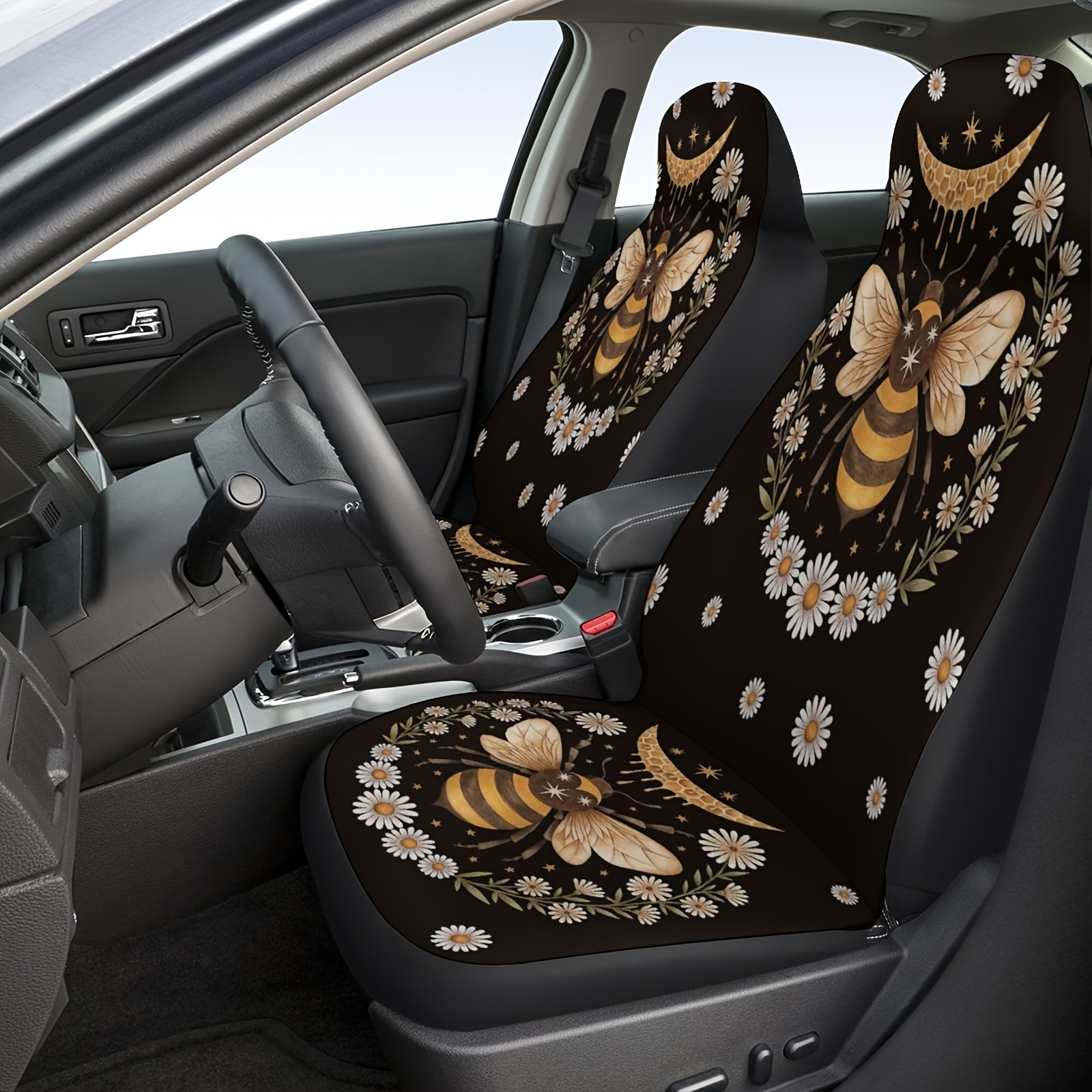 1pc Verbessern Sie Ihr Auto-Interieur Mit Einem Universellen  Einzelsitz-Fahrersitzbezug Von Bee Moon Print General Motors! - Temu Austria
