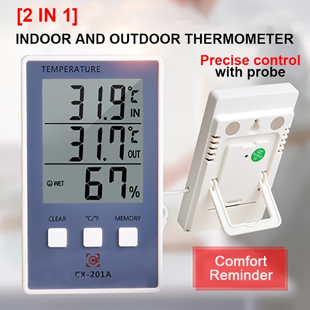 7 1/2 Indoor/Outdoor Thermometer