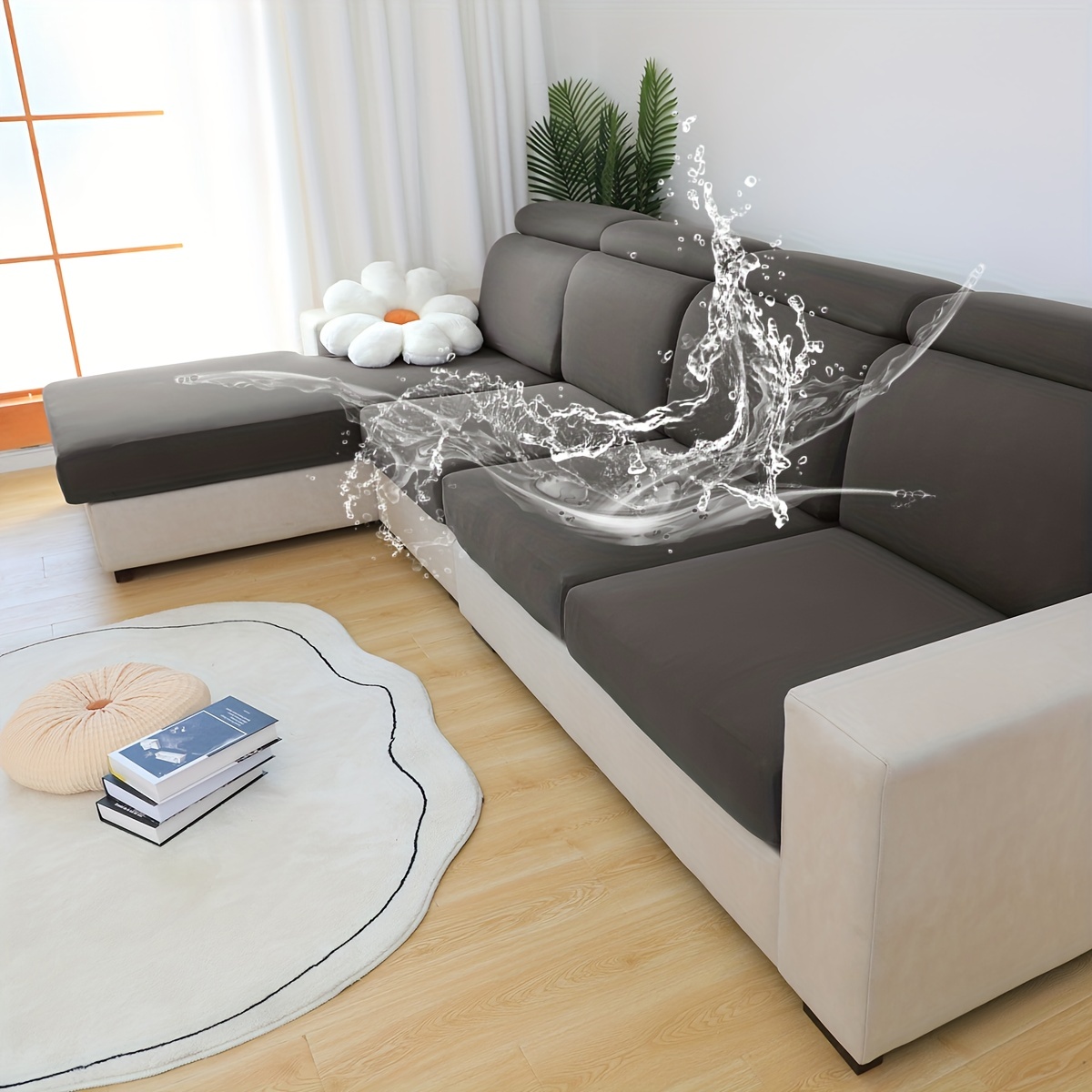 1 pezzo design geometrico Coprisedile per divano , moderno