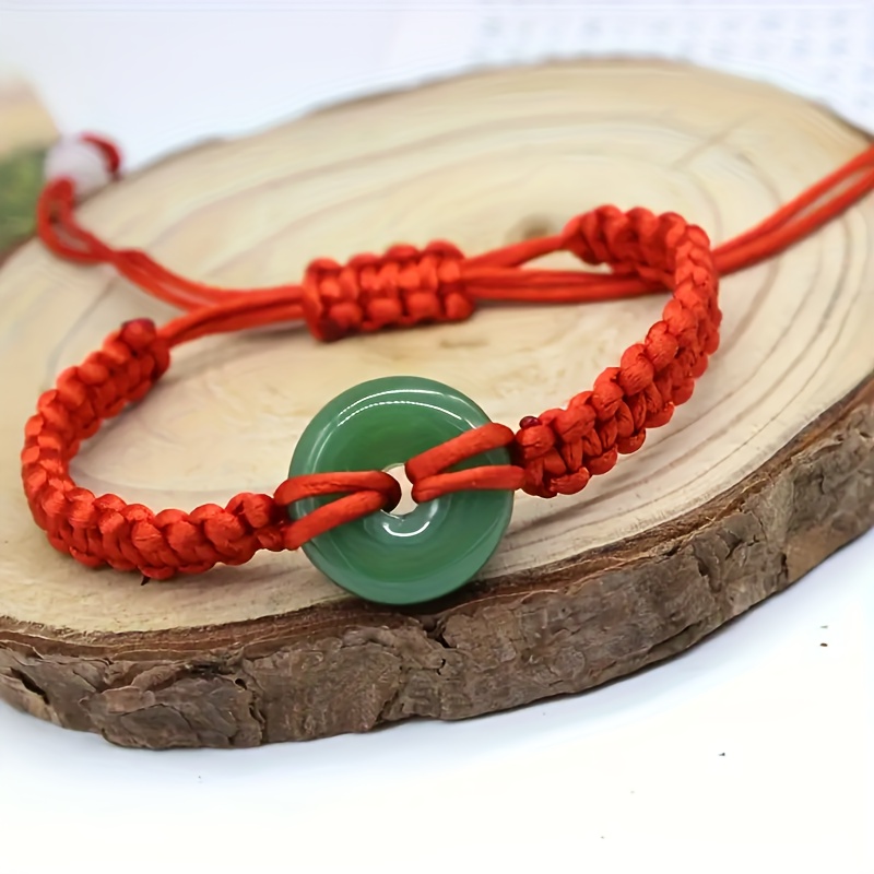 1pcs Lucky Red Cord Bracelet Amulet Protection Knitted Rope For