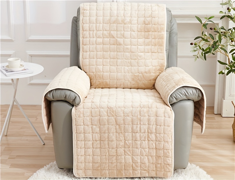 Plush discount recliner cover