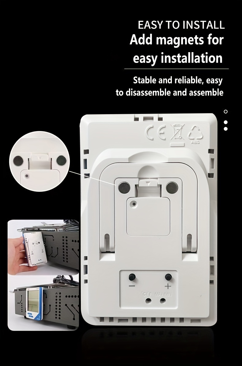 Indoor Thermo-hygrometer, Electronic Hygrograph Lndoor And Outdoor  Thermometers, Digital Temperature And Humidity Indicator, Accurate Room  Thermometer For Home, Bedroom, Office, Greenhouse, Useful Tools - Temu