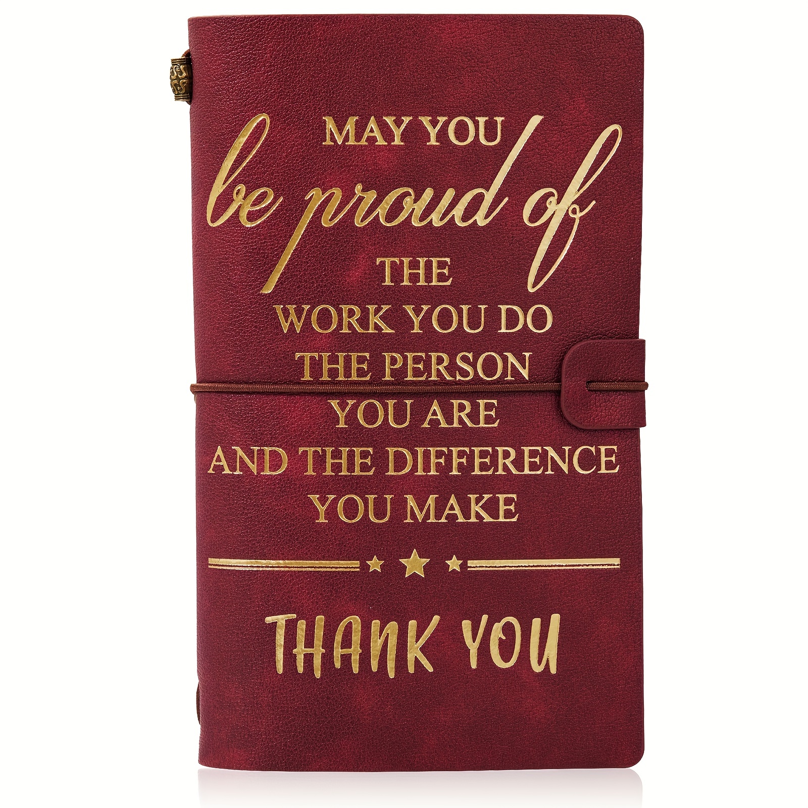 

May You Be Proud Of The Work You Do Leather Journal.employee Appreciation Gift Thank You Gift Office Supply Inspirational Notebook For Coworker Team Colleague