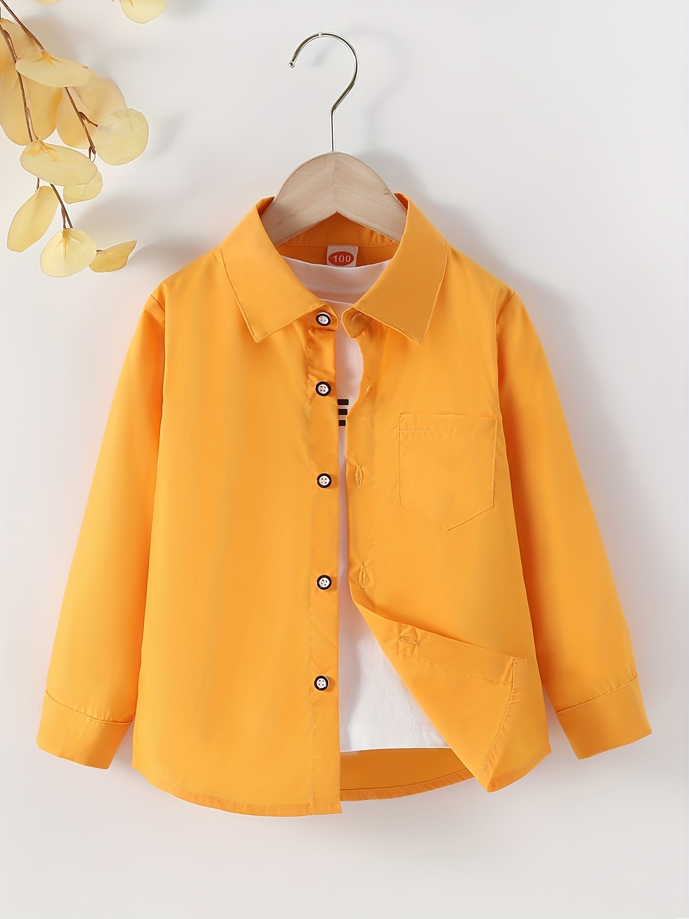 toddler boy yellow uniform shirts