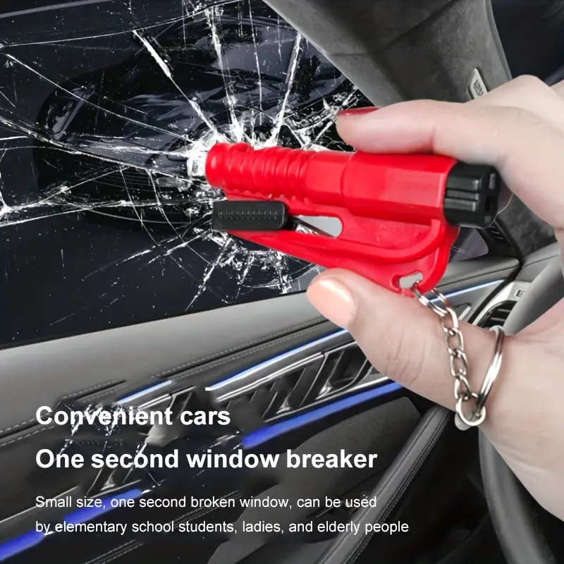 Keychain Safety Hammer Car Window Breaker Car Keychain - Temu
