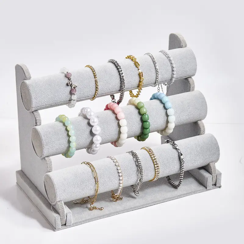 3 layer Bracelet Racktriple velvet Bracelet Storage Rack - Temu