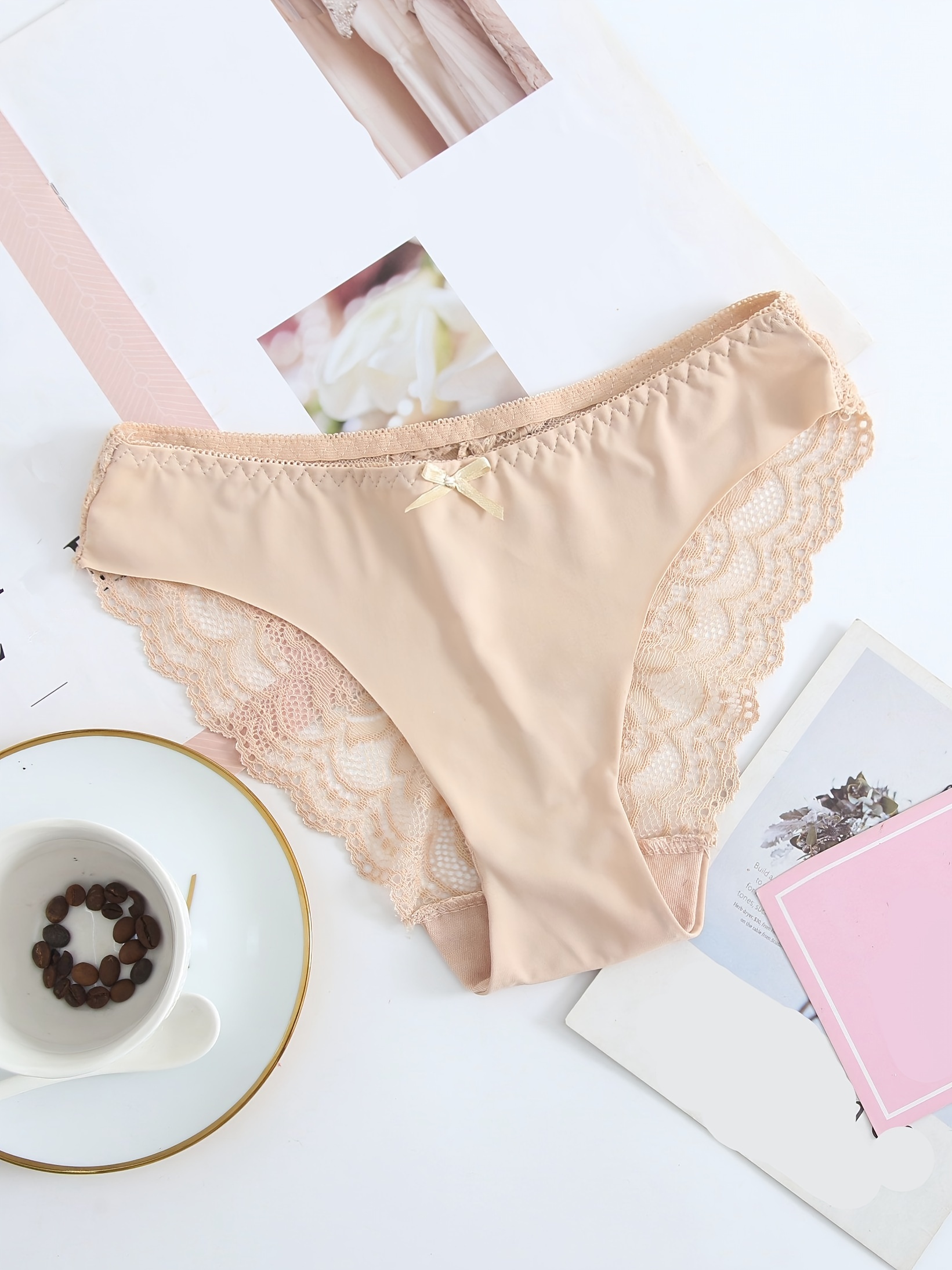 6pcs Pack Lace Panties Underwear, New Style Nice Quality Seamless