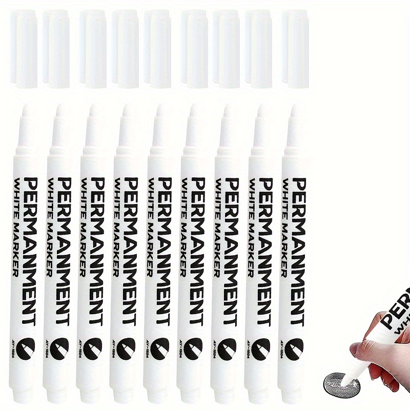 White Marker Pen Oil based Waterproof Non fading Gooca Pen - Temu