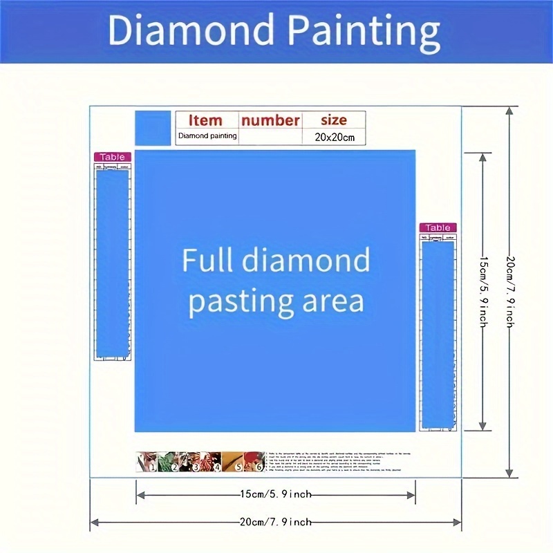 Artificial Diamond Painting Kit For Adults Beginners, Round Full