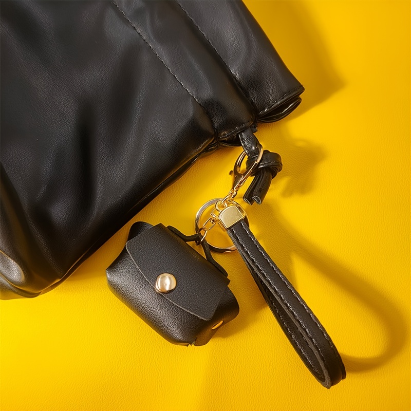 Hermes style mini car key bag clear pvc coin purse keychain bag