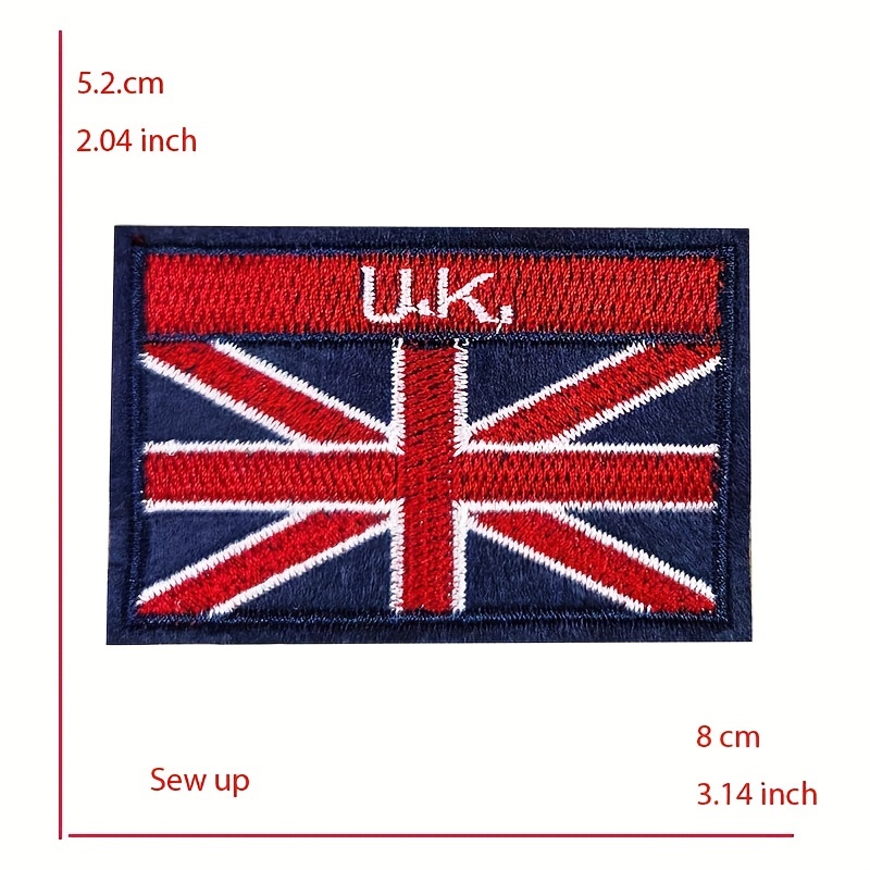 Various British And American Flags With Fashionable - Temu