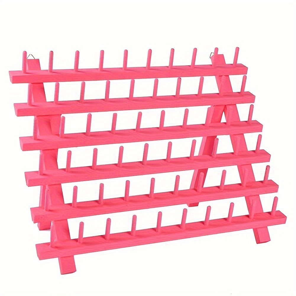 Sewing Thread Rack Embroidery Folding Spool Rack for Thread Wooden