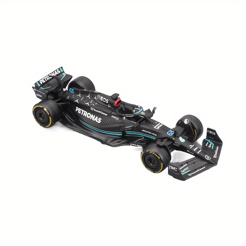 Burago 1:43 2023 Mercedes-Amg F1 Team W14 #44 And #63 Die Cast Alloy Car Model, Collectible Toy, Gift for Collectors