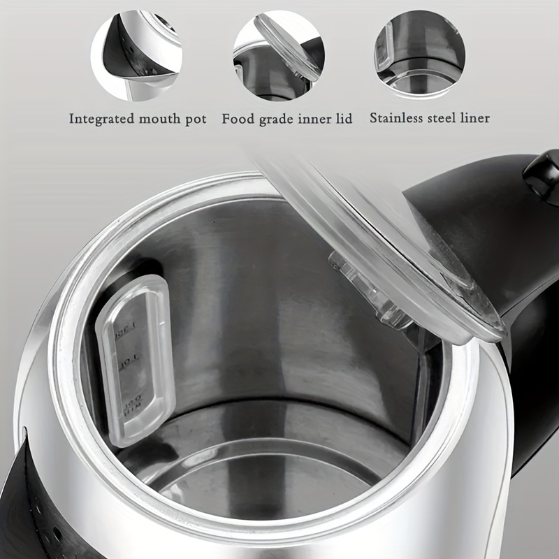 Electric Kettle 67.63oz Large Capacity Automatic Power Outage Anti-scalding  Curling Boiling Kettle Household Stainless Steel Electric Hot Kettle