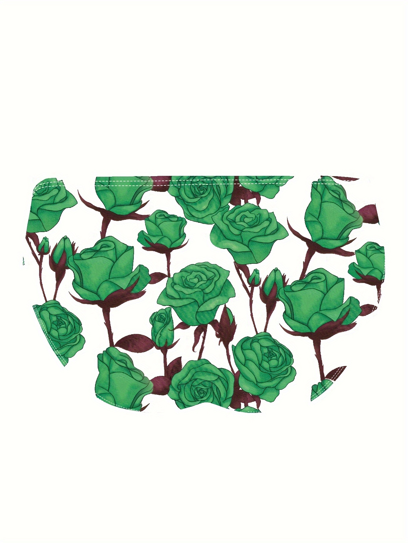 Men's Swim Briefs Floral Pattern Print Hawaii Style Thong Temu