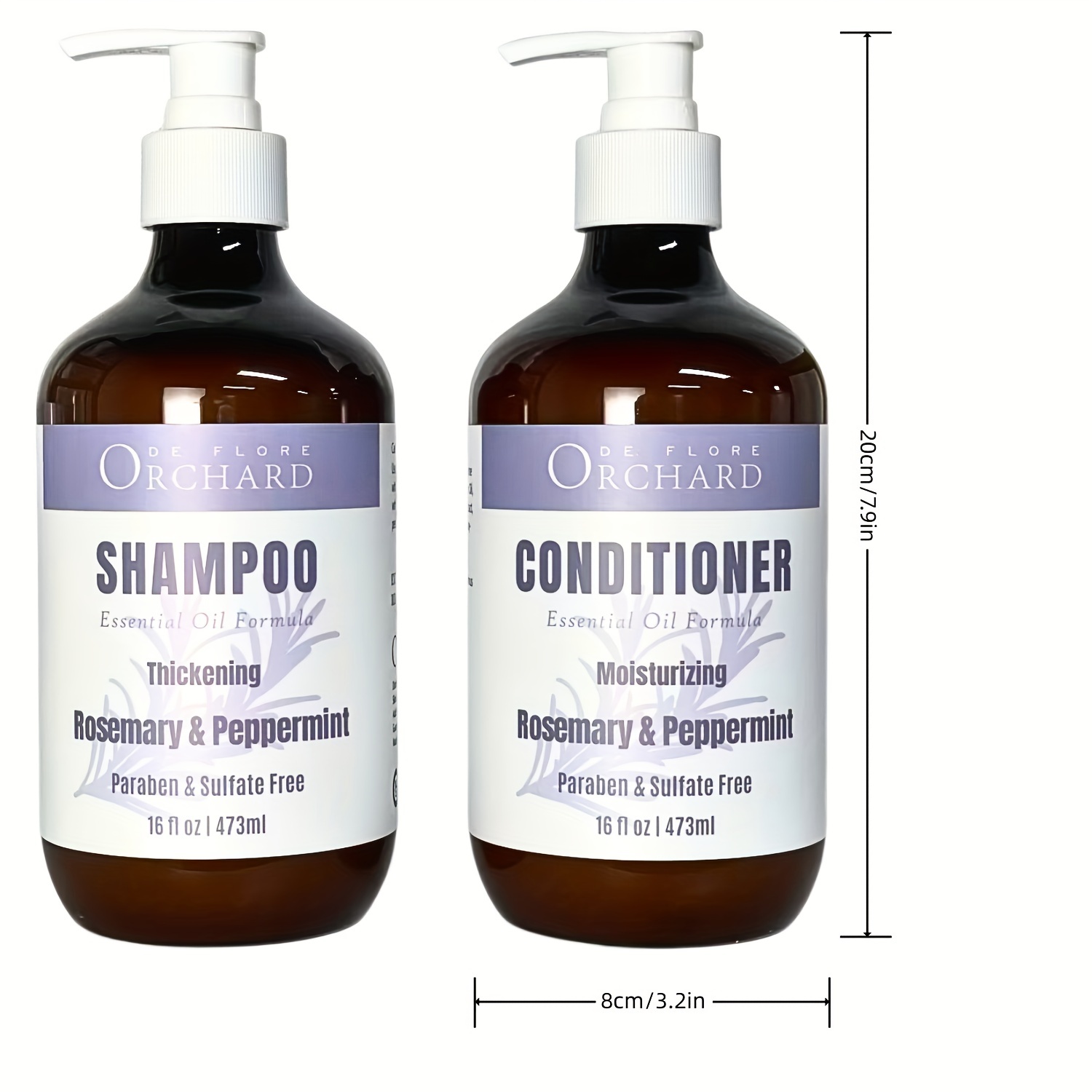 Rosemary Peppermint Essential Shampoo & Conditioner - Hair Care Products