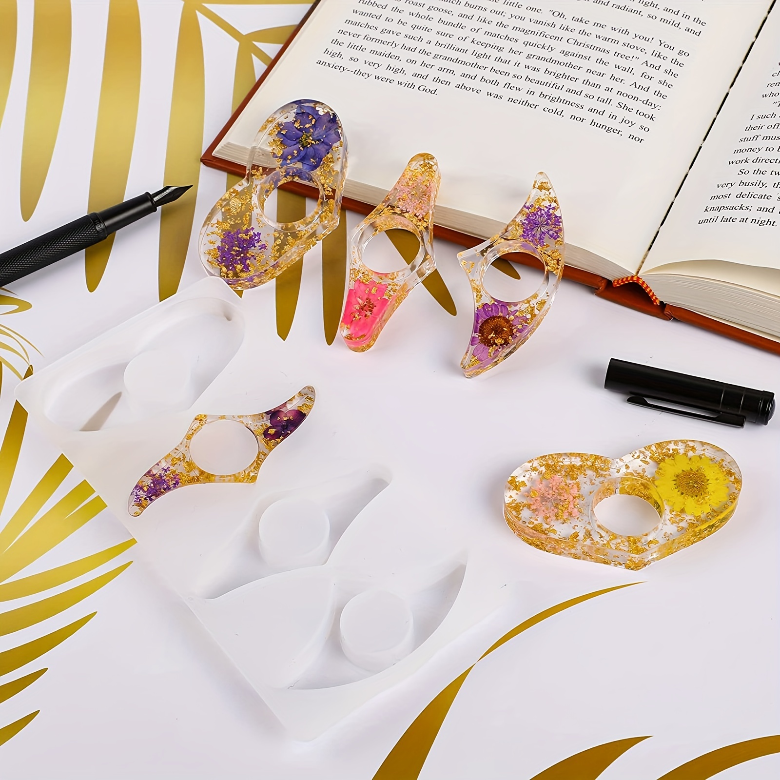 BOOKMARK MOLD Resin Bookmark Casting DIY Reader's Gift 