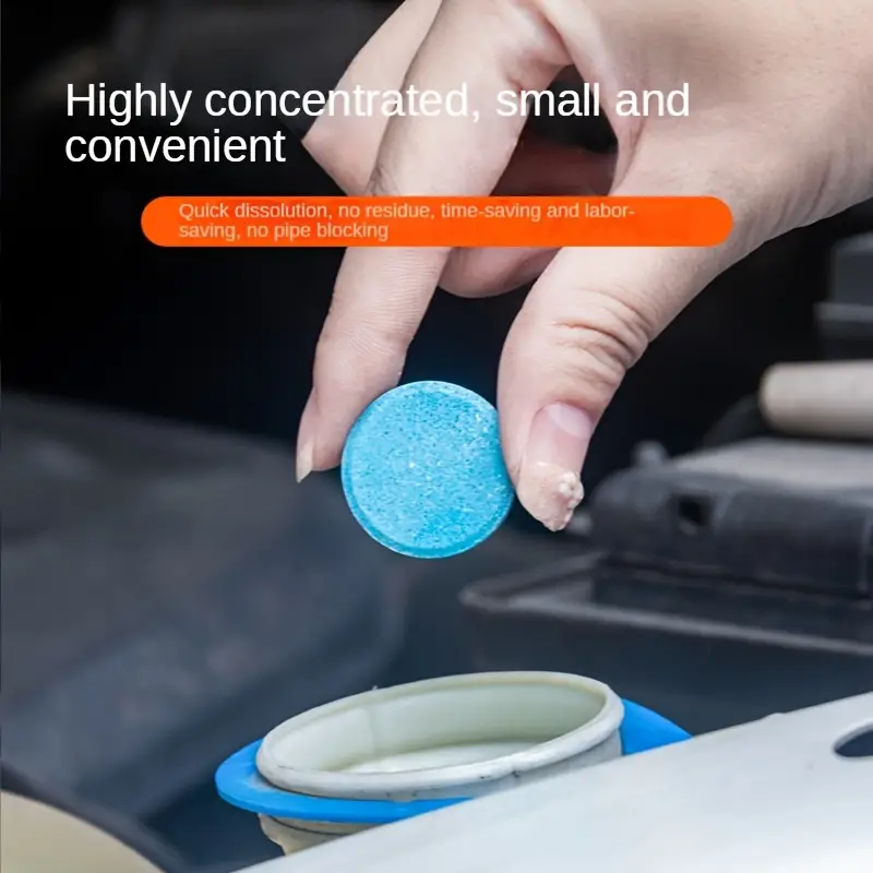 Car Glass Cleaning Tablets Effervescent Concentrate Spotless - Temu