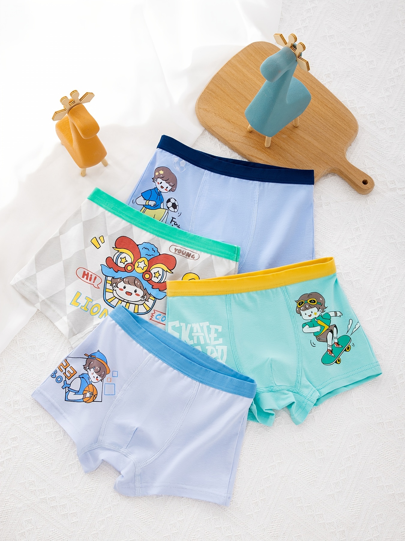 Kids Toddler Infant Baby Girls Boys Cotton Underpants Cartoon Print  Underwear Briefs Trunks Cartoon Print : : Clothing, Shoes &  Accessories