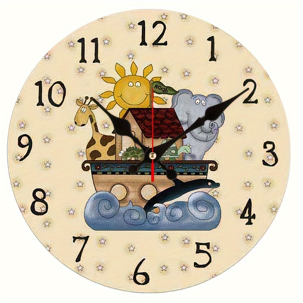 Non ticking Wall Clock Round Wall Clock For Indoor Bedroom Temu Canada