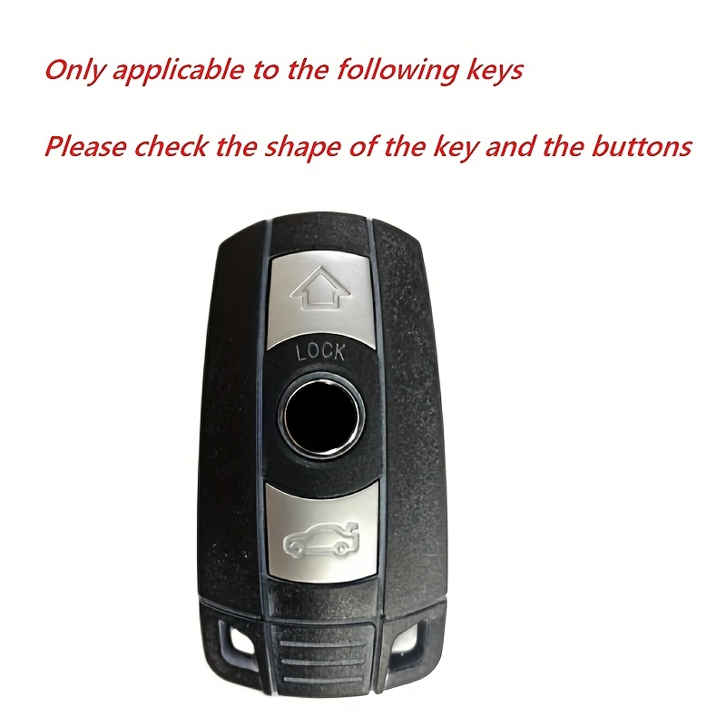  DFGSDRDY Funda para llave de coche, para BMW E90 E60 E70 E87 3  5 6 Series M3 M5 X1 X5 X6 Z4 cubierta de llave para control remoto :  Automotriz