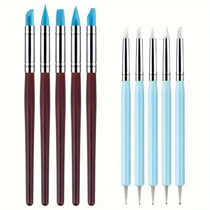 Pottery Tools Set, Including Silicone Dotting Pen, Clay Sculpting Tool, And  Pottery Crafting Tool - Temu