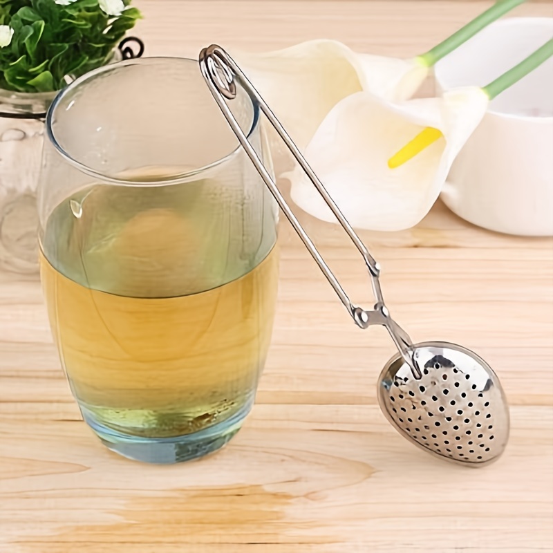 Stainless Steel Spoon Tea Leaves Herb Mesh Ball Infuser Filter