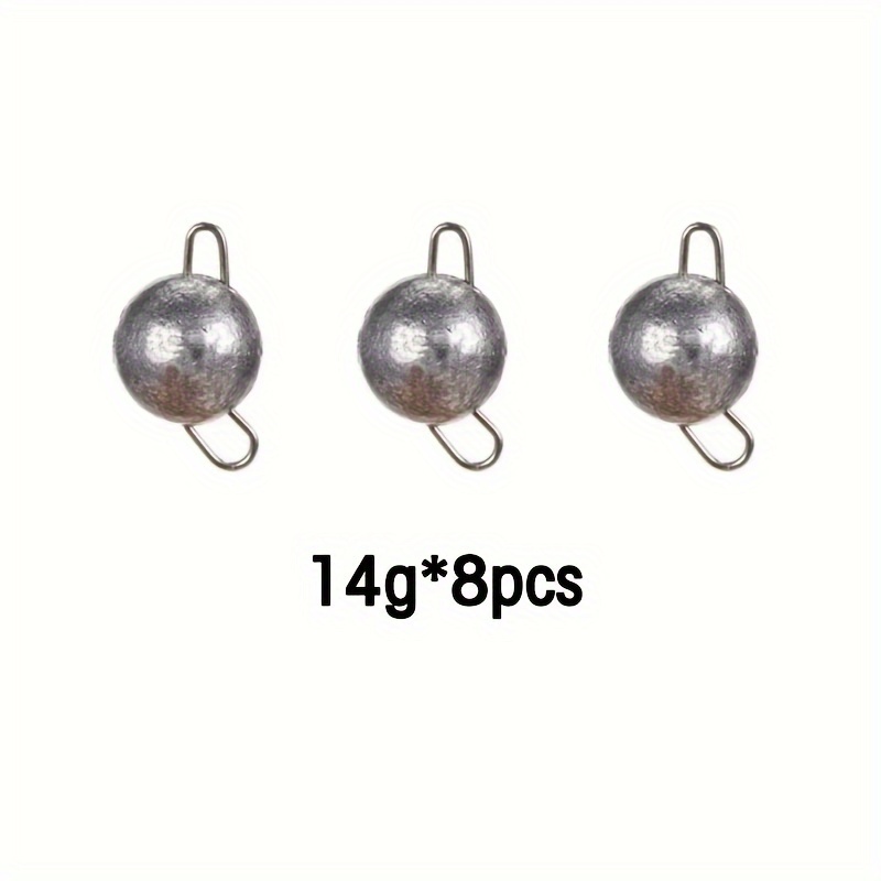 Fishing Weights Sinkers Snaps Fishing Jig Heads - Temu