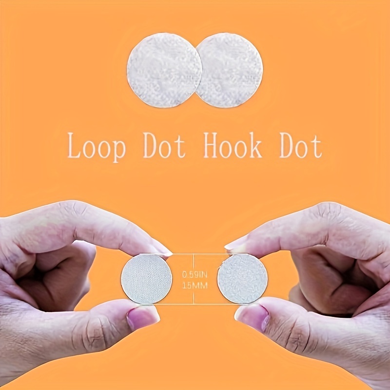 Self Adhesive Dot, Diameter Sticky Back Hook And Loop Coins For School,  Office, Classroom, Mounting Arts & Crafts White - Temu Germany