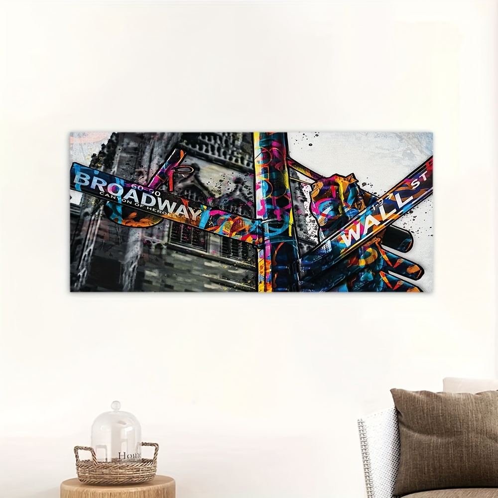 Grunge Skyline Art: Canvas Prints, Frames & Posters