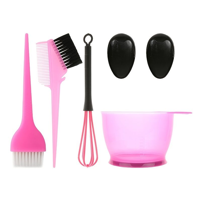 5pcs Professional Salon Hair Coloring Dyeing Kit With Hair Mixing Bowl  Brush Hair Agitator Earmuffs Hair Dye Brush And Bowl Set | Check Out  Today's Deals Now | Temu