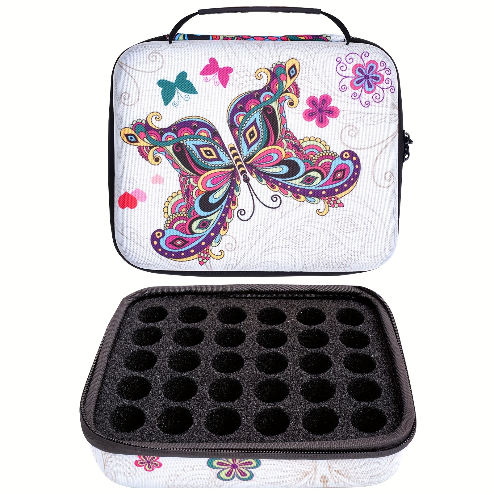 New Portable Diamond Painting Bead Storage Butterfly Peacock handbag  Containers 60/54/80 Slots Diamond Storage Boxes Tool Sets - AliExpress