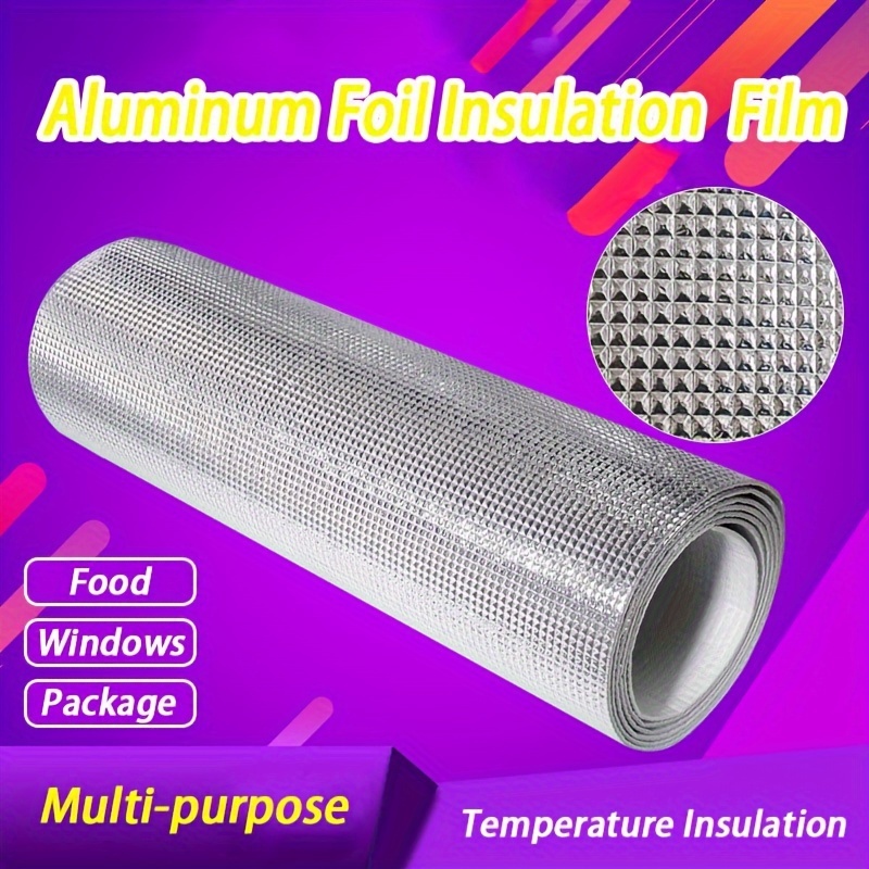 Super Large Aluminum Foil Insulation Roll Reflective Heat - Temu