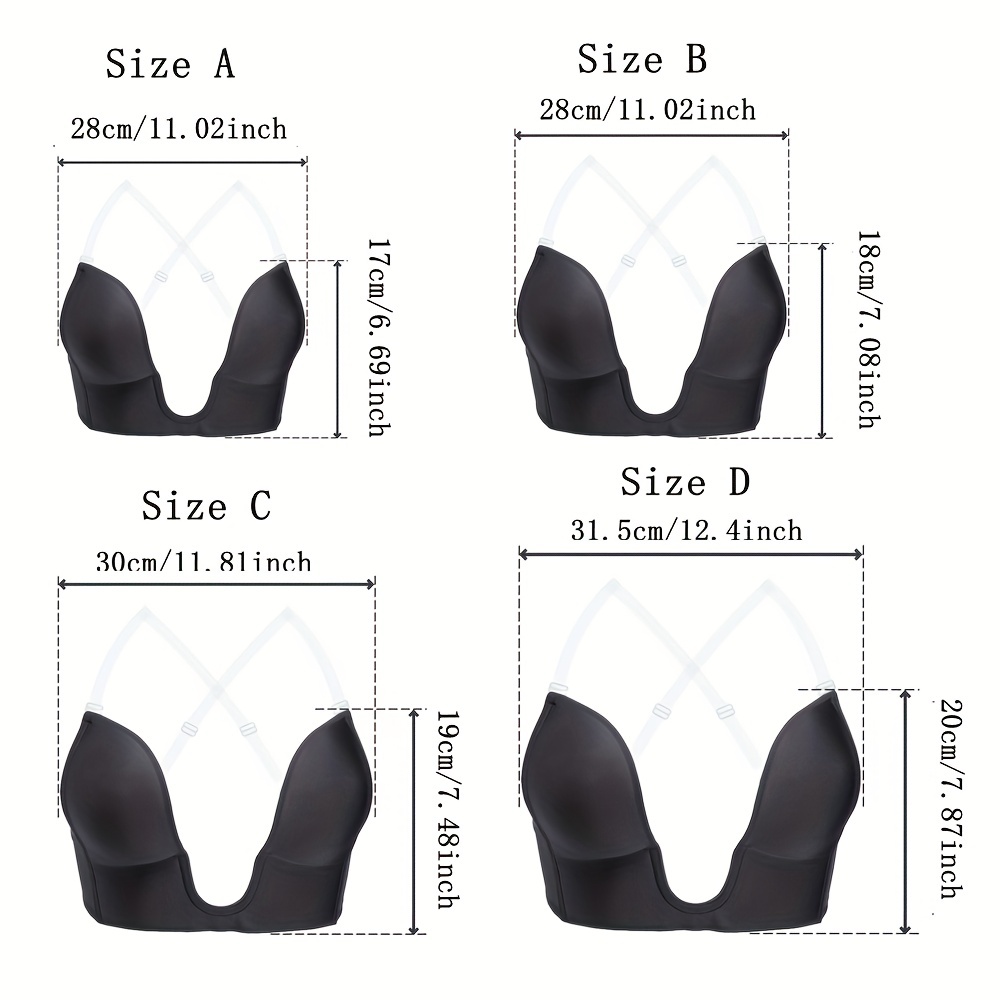 Soft Plunge Bra Breathable Women's Lingerie