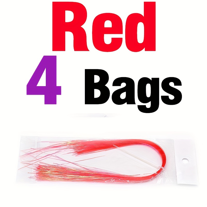 4 Bags Colorful Fly Bait Tying Thread Artificial Nymph Hook - Temu
