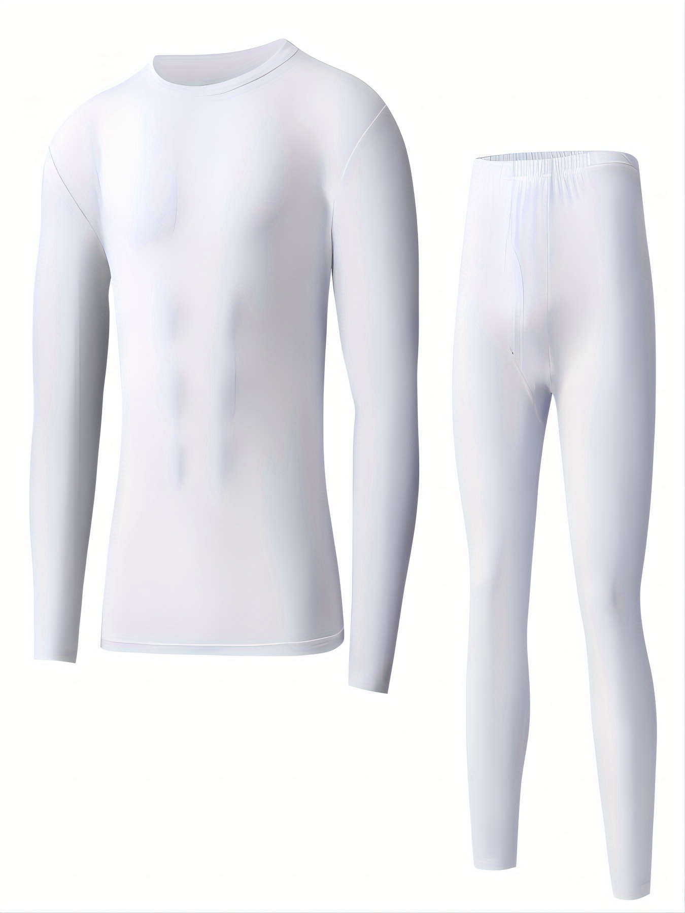 Men's Long John Thermal Underwear Set Base Layer Sets - Temu Ireland