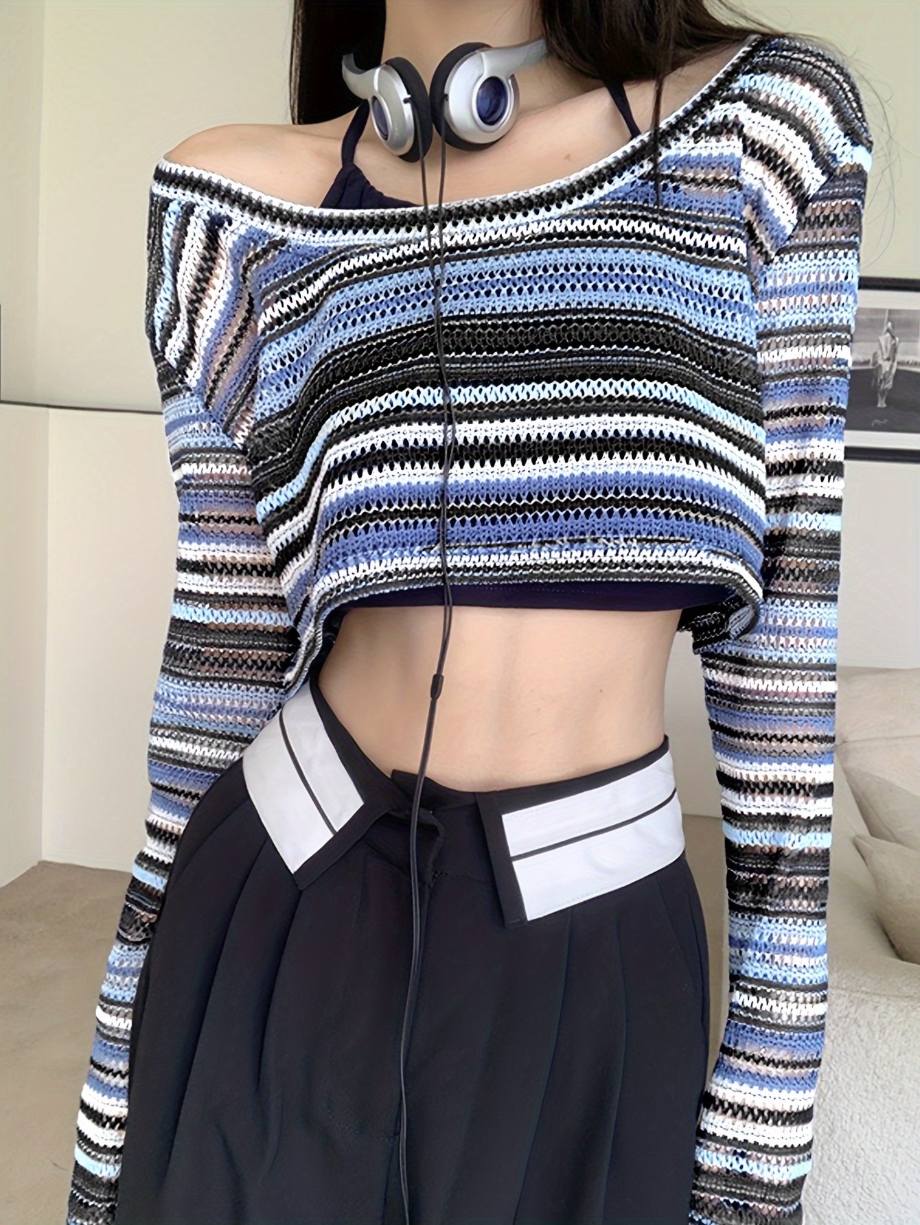 Zara rib knit top worn with shrug  Ribbed knit top, Knit top, Rib