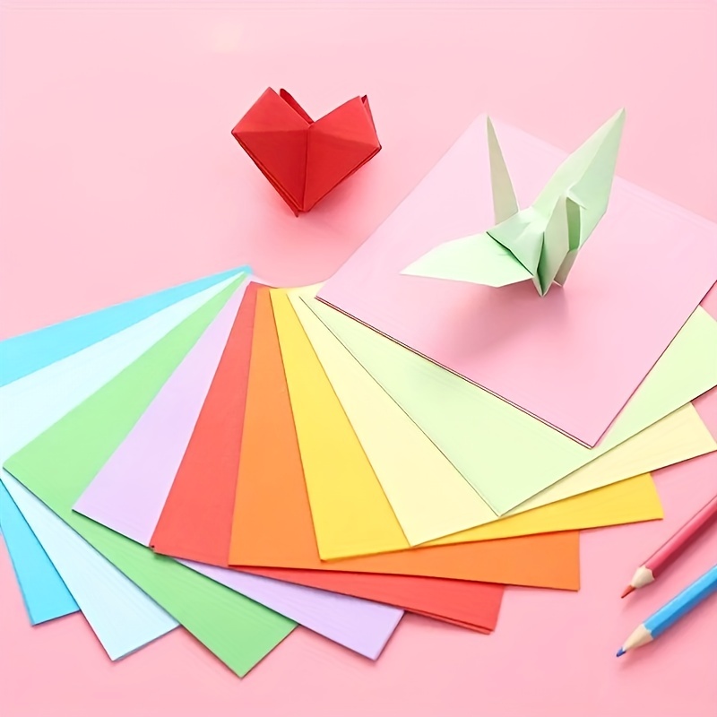 Origami Paper Craft Colored Paper double Sided Color 10 - Temu