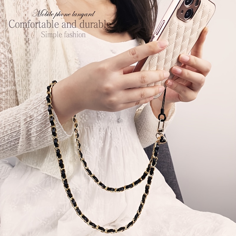 Cordón para teléfono móvil cadena para el cuello para mujer - Temu