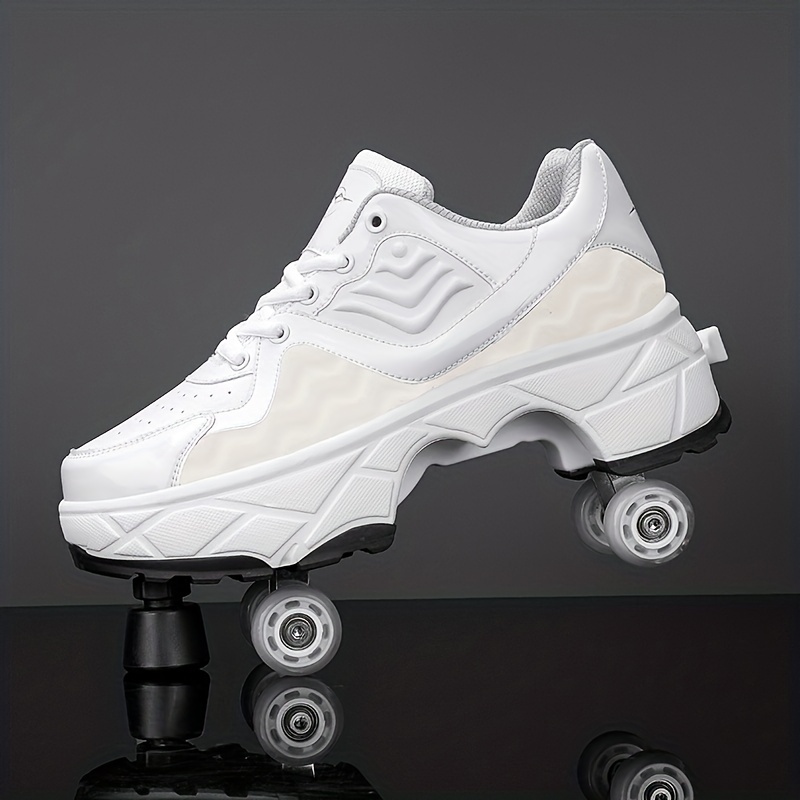 Chaussures de patin à roulettes de déformation portables, baskets
