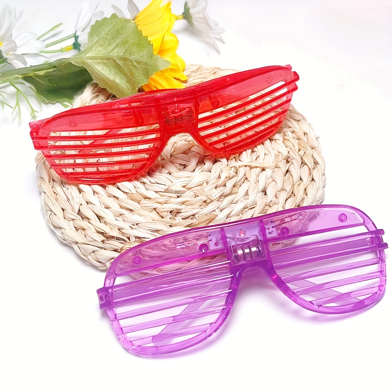 Led Glasses Party Supplies Light Up Glasses Shutter Shades - Temu