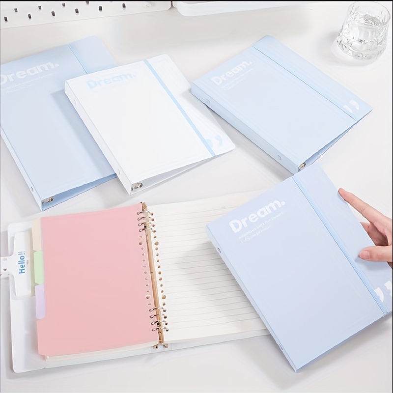 Gradient Color Square Cover Line DOT Grid Fancy Diary Cute Kawaii 6 Hole  Binder Notebook - China Notebook for Girls, Spiral Bound Notebook