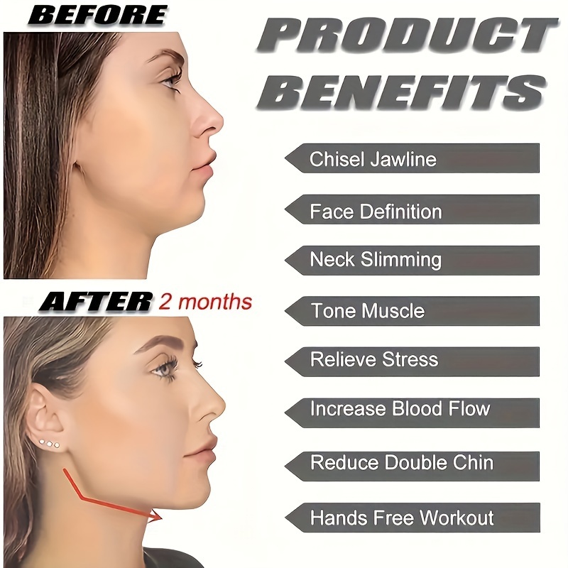 Slim Tone Face Instantly Unisex Jawline Exerciser! - Temu Canada